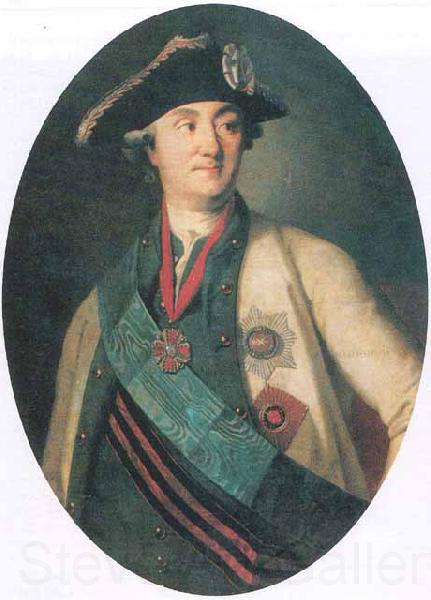 Carl Gustav Carus Portrait of Alexei Orlov Norge oil painting art